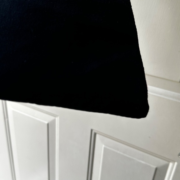 Dreams Black Canvas print Unicorn front adjustable strap Crossbody Bag. - Picture 8 of 12